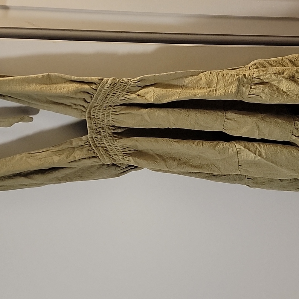 Green Deep Cut Dress